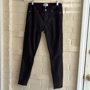 Paige Verdugo Coated Skinny Jean Size 29 EUC
